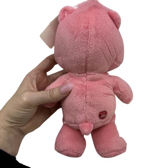 Care Bears Love A Lot Bear 8" Plush Pink Hearts 20th Anniversary Play Along Doll - Picture 8 of 9
